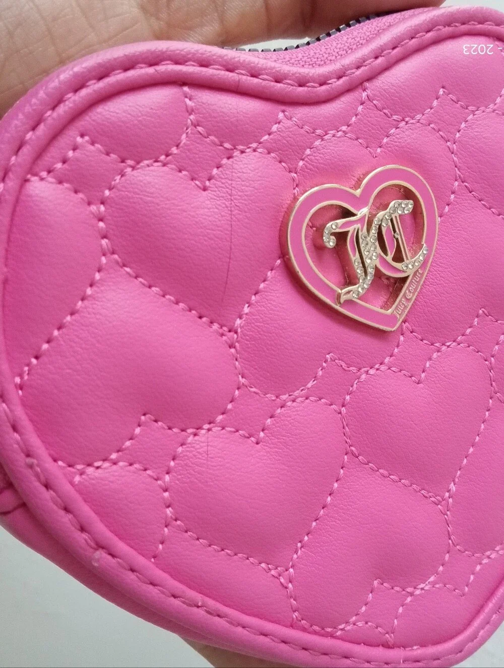 Juicy Couture Heart Wallet Pink Small